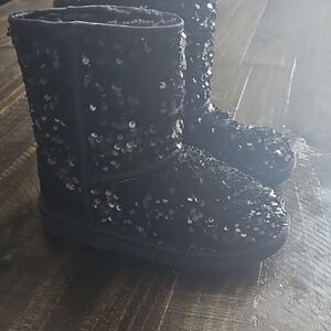 UGG Black Starry Winter Boots